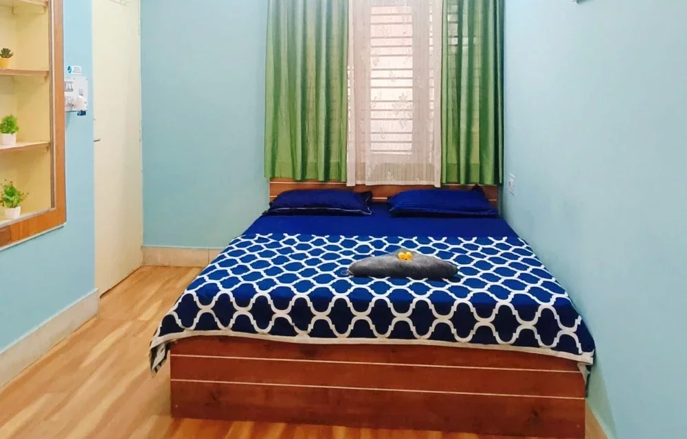 FlickStays Blossom Room 104 | Private Room with Attached Washroom in a 4BHK Villa | HSR Layout Sector 1, Bangalore