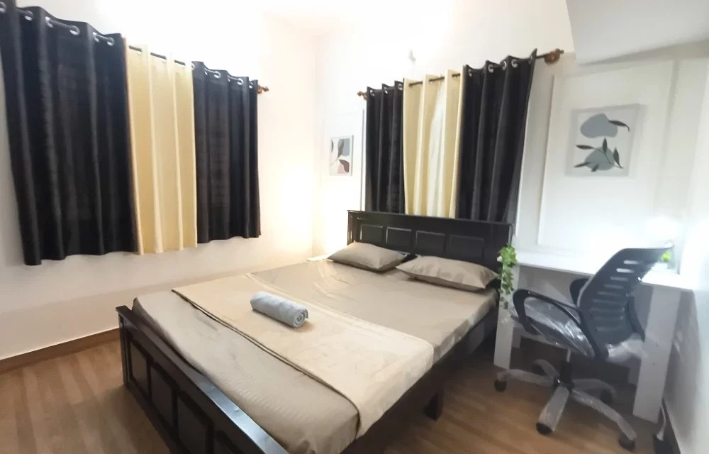 FlickStays Hazel Room G1 | Private Room with Adjacent Washroom in a 3BHK Villa | BTM Layout Stage 2, Bangalore